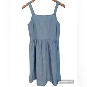J. Crew Women’s Denim Smocked Back Dress Size S